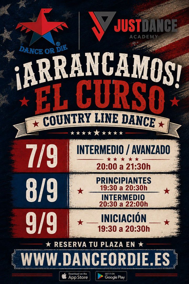Inicio del curso
  de Country Line Dance - Dance or Die