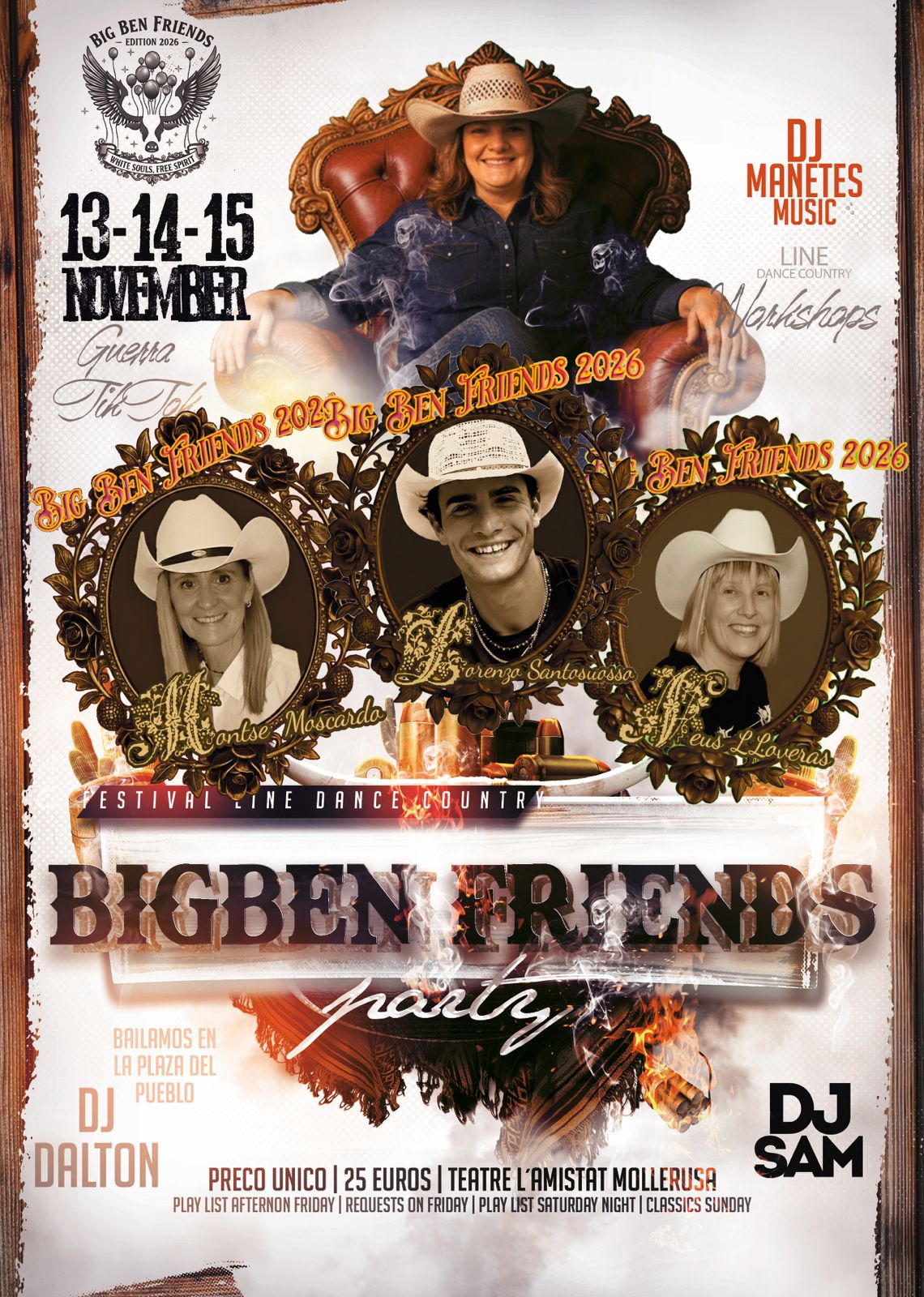 Cartel BIG BEN 13, 14 y 15 de Noviembre