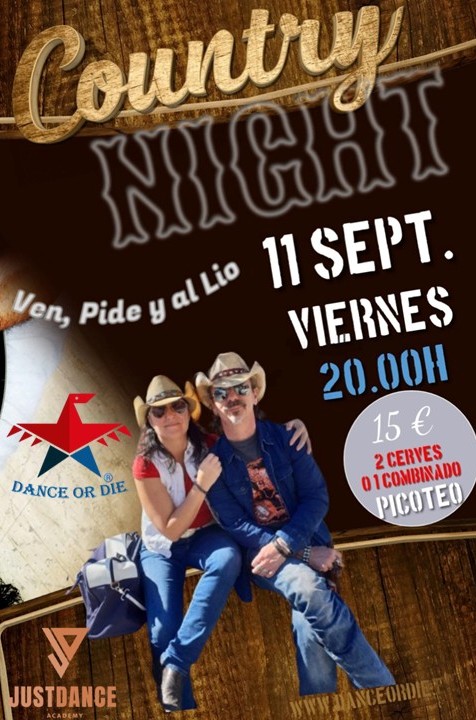 Cartel Country Night 11 de Septiembre